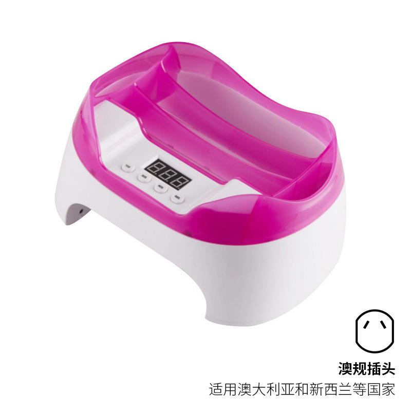 Nueva máquina de fototerapia de uñas herramienta de uñas con función de almacenamiento lámpara de uñas de alta potencia lámpara de hornear de uñas al por mayor