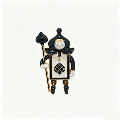 Christmas Creative Retro Alloy Yaxa sancaqları - spade-soldier