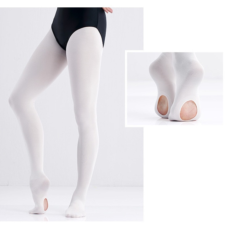 Professional Ballet Tights for Kids, Hole-Open Dance Tights for Exams
