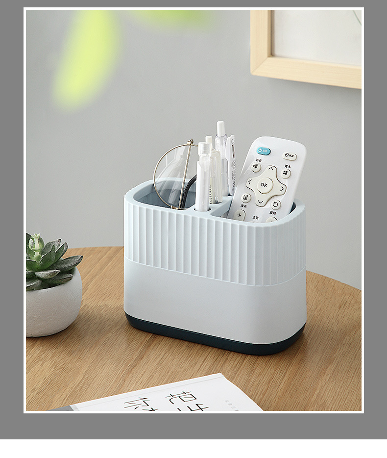 Fashion Large Capacity Pen Container Office Desktop Multifunctional Storage Holder display picture 1