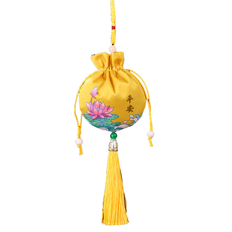Bolsita portátil fragante, bolsita pequeña, colgante de estilo antiguo, Dragon Boat Festival, bordado repelente de mosquitos, bolso Hanfu al por mayor, automóvil de alta gama