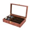 Wooden watch box, storage system, storage box, ring