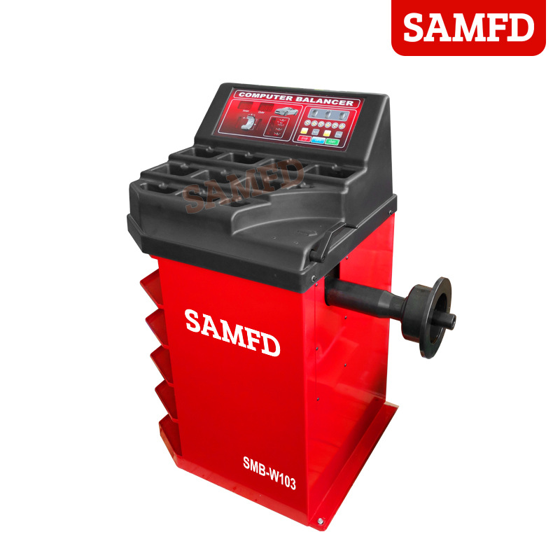 Máquina automática de equilibrio dinámico infrarrojo láser, equilibrador de neumáticos de automóvil pequeño y mediano, equipo de mantenimiento de automóviles para SUV de automóvil