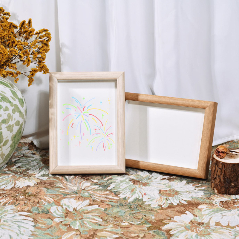 Density Board Covered Hollow 1.5cm Photo Frames 4-Inch 5-Inch 6-Inch 7-Inch 8inch 10inch A4 Tabletop Photo Frames Wholesale