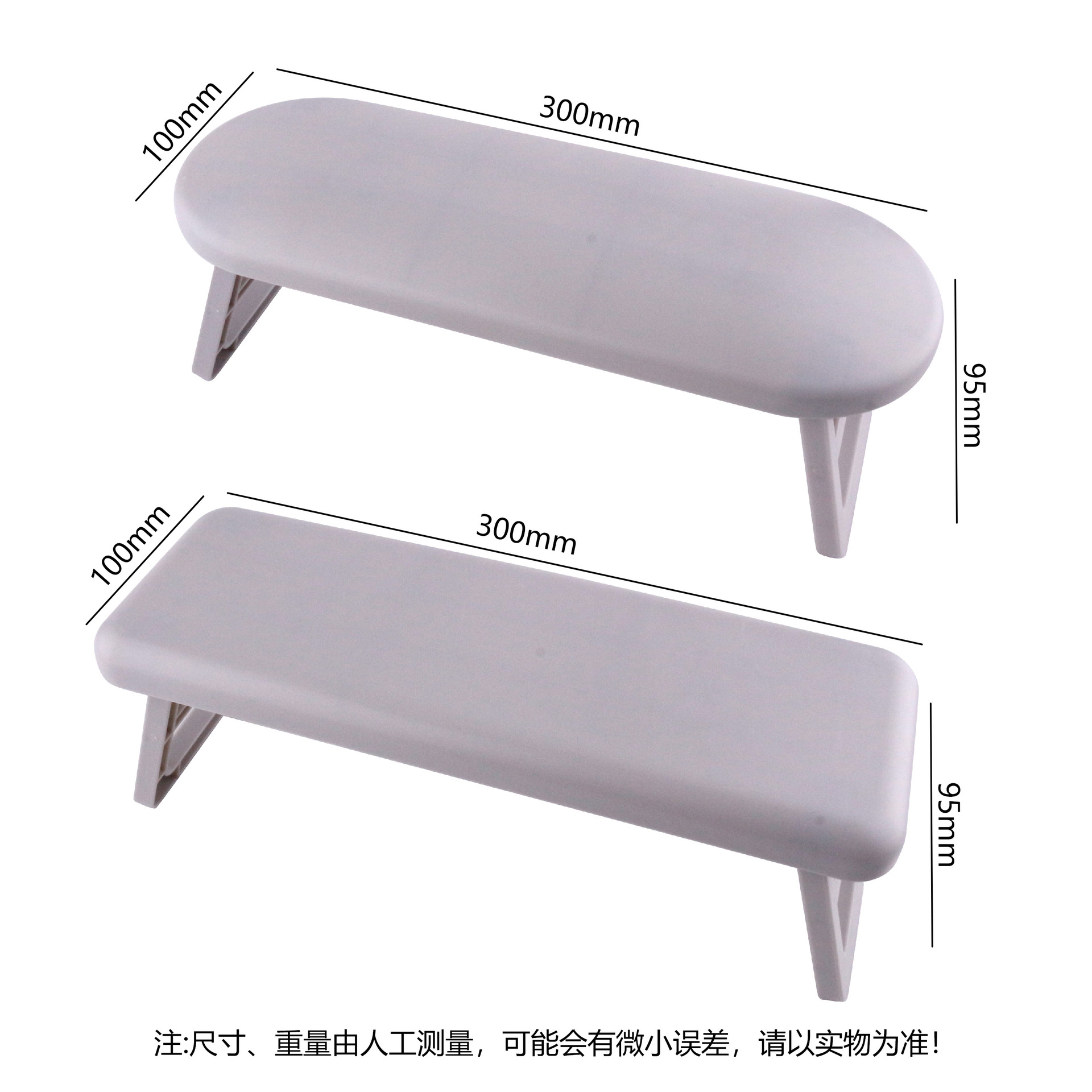 Almohadilla Plegable para Manicura de Plástico Elevada para Salón de Uñas