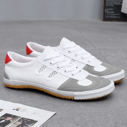 Wholesale volleyball shoes for men and women, martial arts sports shoes, tendon-soled canvas shoes, non-slip breathable test shoes, lightweight tennis shoes