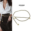 Waist chain Dress Accessories Small fragrant wind sweater suit senior Slim belt chain weave decorate Belt