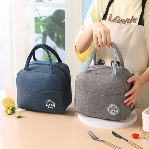 Cationic lunch bag thickened picnic bag student lunch bag lunch bag storage bag handbag insulation bag