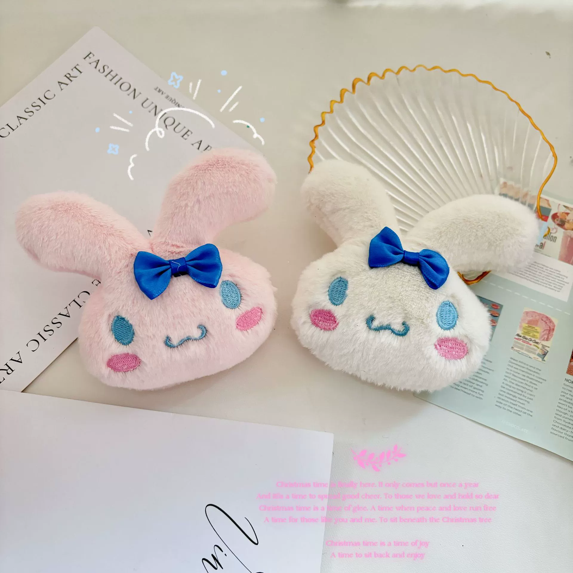 Cute plush doll, cartoon pin, rabbit, backpack, decorative accessory, badge, wholesale