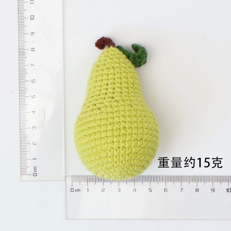 成品手工挂件柿子花生苹果草莓桃子梨钥匙扣毛线向日葵针织品批发|undefined