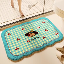 卡通浴室仿羊绒地垫家用吸水耐磨脚垫卫生间进门防滑垫易打理地毯