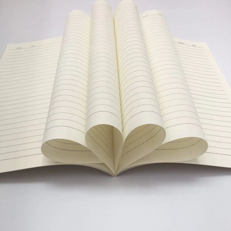 Huanmei 18K large-sized cowhide homework book for primary and secondary school students with plum, orchid, bamboo and chrysanthemum cowhide cover subject Japanese pinyin