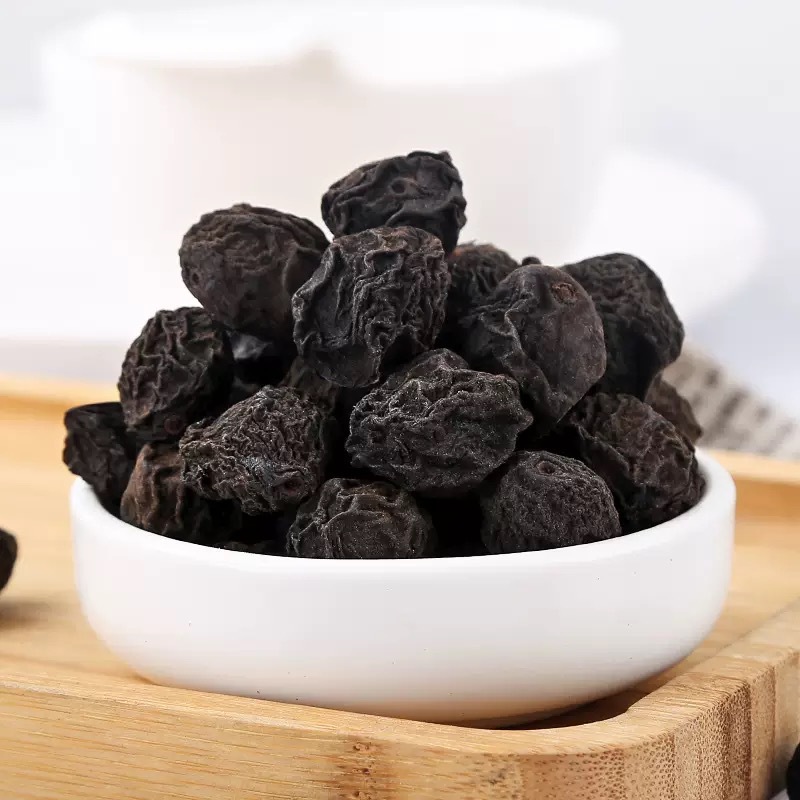 Dried Dark Plum Wu Mei 500g Bag Traditional Suan Mei Tang Ingredient quality and texture