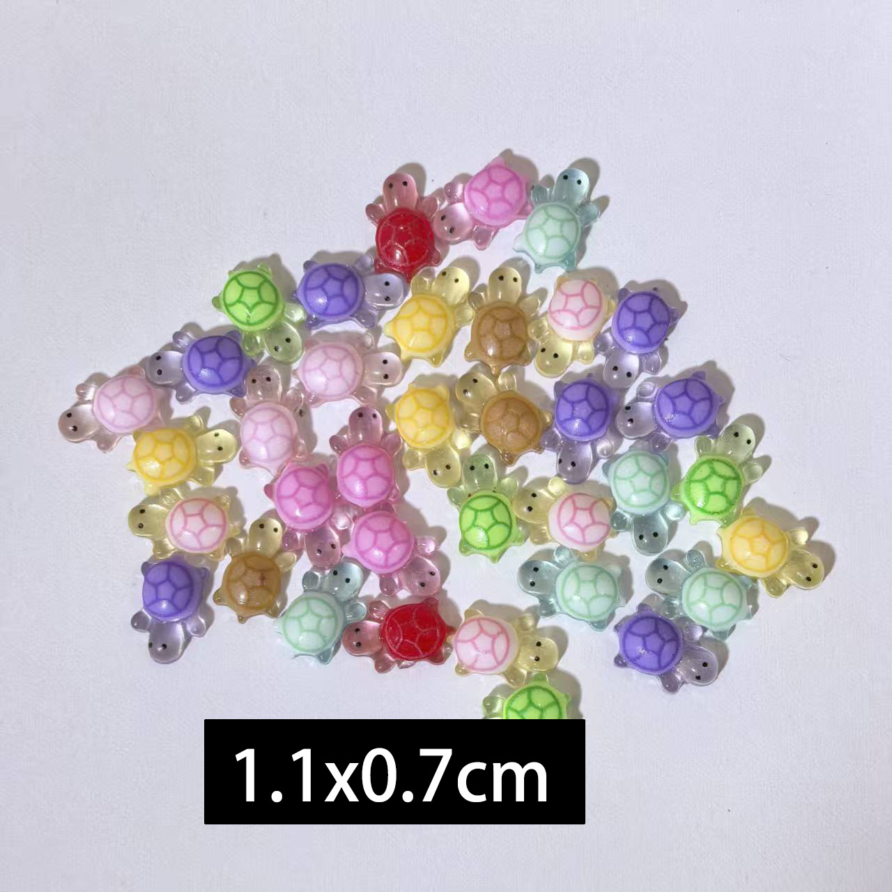 1.1CM 빛나는 거북이 인쇄 모델.