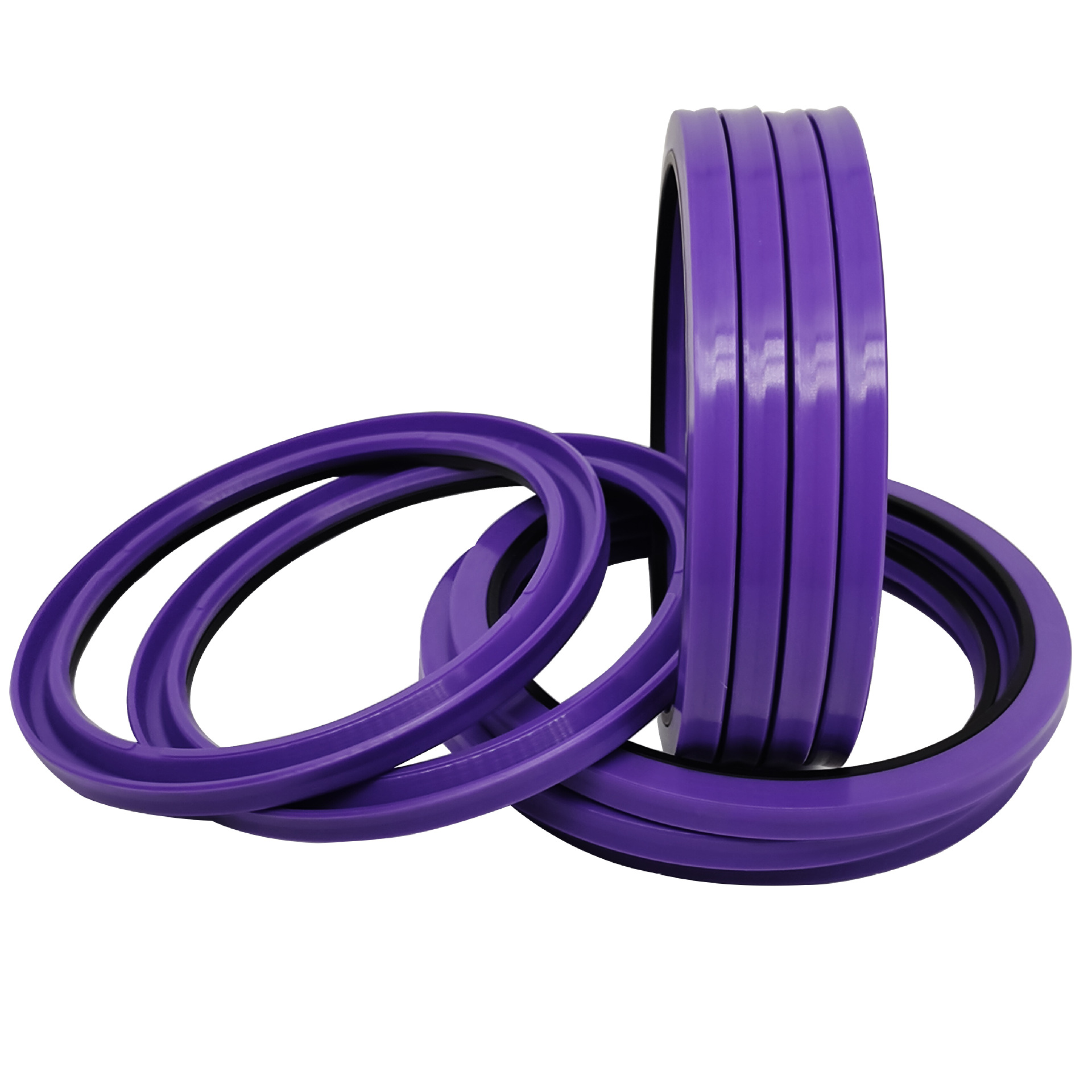 HBY型聚氨酯组合密封圈活塞杆缓冲密封环往复运动密封件油封现货