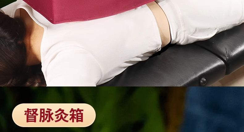 Wooden Moxibustion Box Du Mai Spine Ginger Moxa Burner Long Snake Back Device with 6 Moxa Sticks specifications