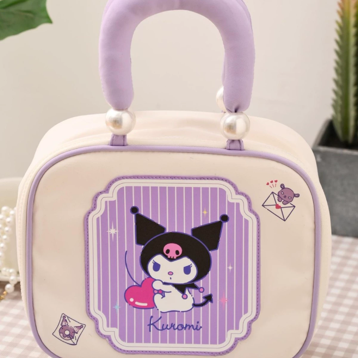 Клатч-органайзер Sanrio, подлинная косметичка, вместительный кошелёк