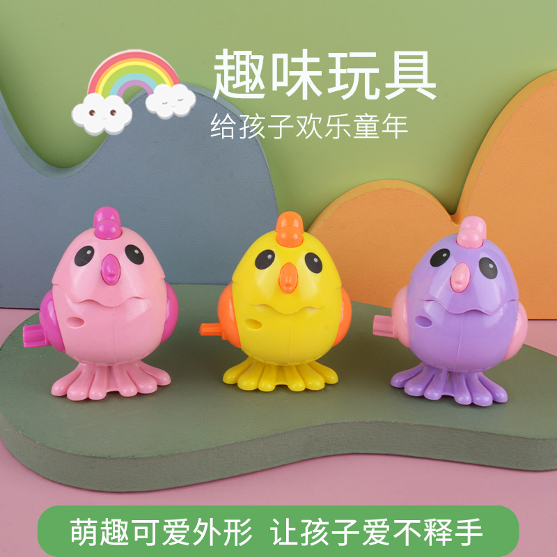 Popular en línea caliente primavera pollo juguete lindo animal creativo cadena saltar pollo puesto juguete al por mayor