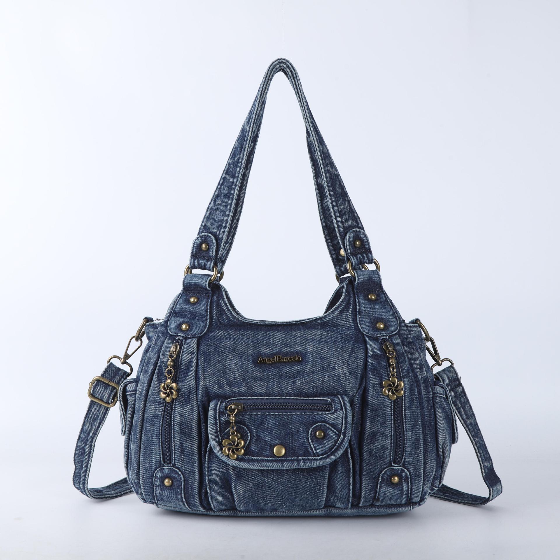 Amazon nuevo multi-funcional bolso de las mujeres multi-color tie-dyed pu casual hombro bolsa de mensajero al por mayor