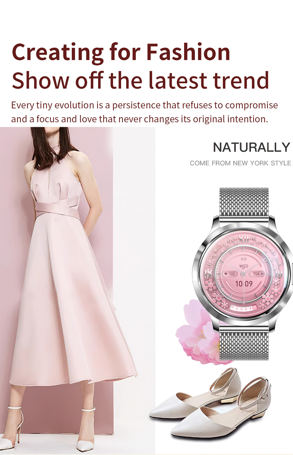Smartwatch With Calling Function Heart Rate And Blood Pressure_voghion.com