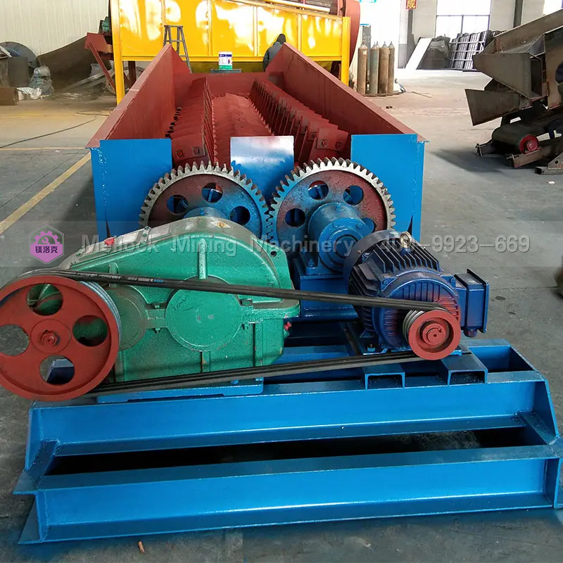 镁洛克槽式洗机泥沙清洗脱泥洗石机 高岭土擦洗设备厂家江西