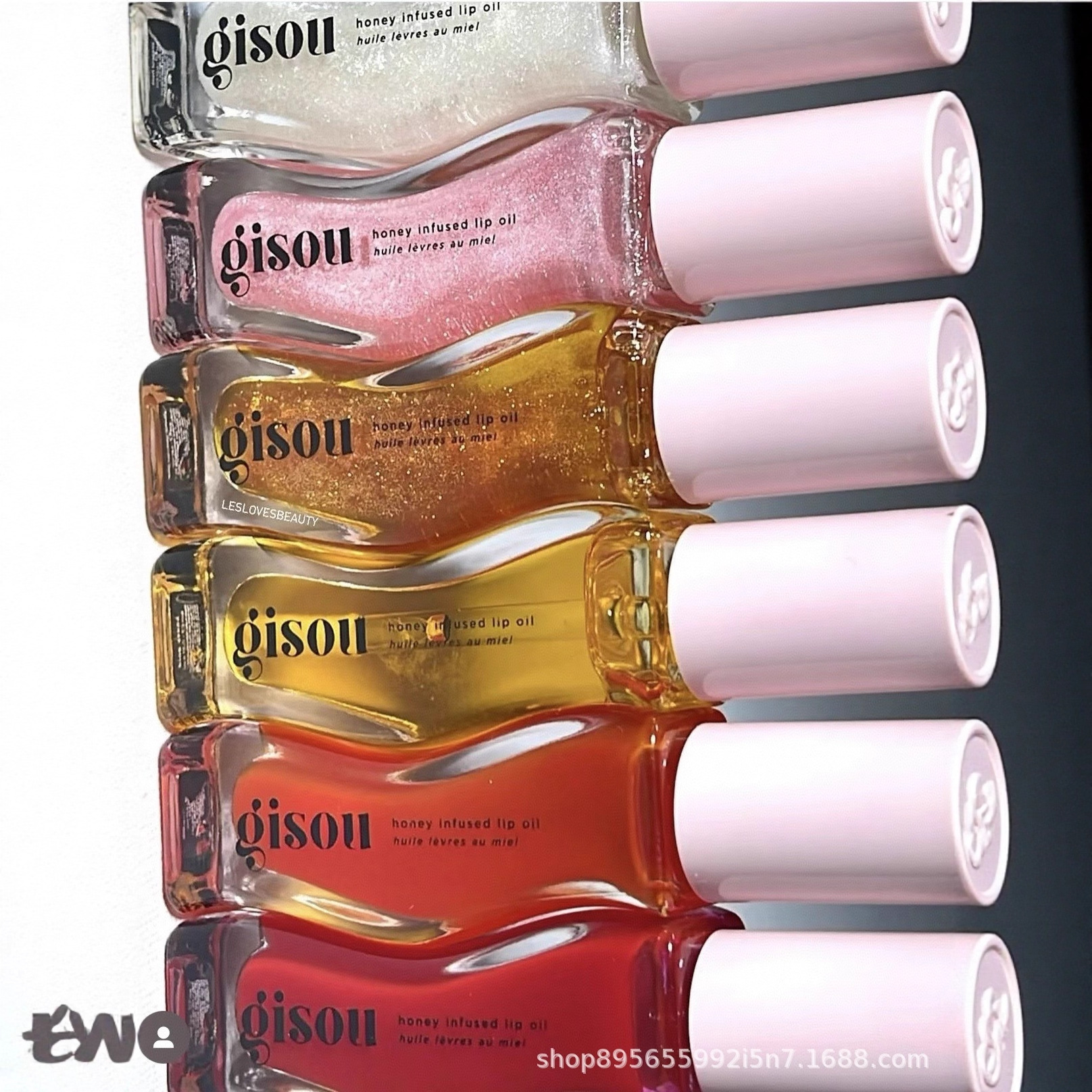 Nuevos productos transfronterizos venta caliente GISOU aceite de protección labial hidratante reparación para eliminar las marcas de los labios miel de cereza lápiz labial hidratante