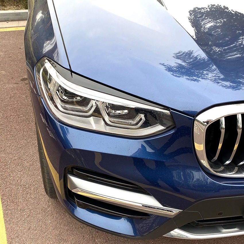 BMW X3 X4 G01 G02 2018+ Headlight Eyebrow Sticker Exterior
