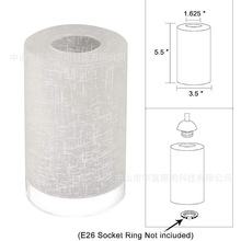 10*15透明半加工  玻璃灯罩外壳配件跨境货源灯罩灯具配件供货