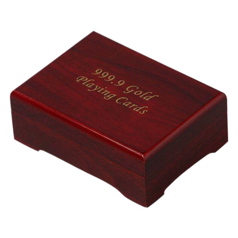 Оптовая Продажа с фабрики плотная пластина аэрозольная краска Подарочная коробка Золотая фольга игральные карты аэрозольная краска старинные украшения деревянная коробка может быть напечатана логотип