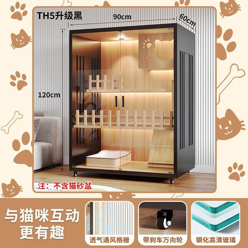 猫别墅猫笼子家用室内双层猫柜猫房宠物猫窝猫咪猫笼家用室内|undefined