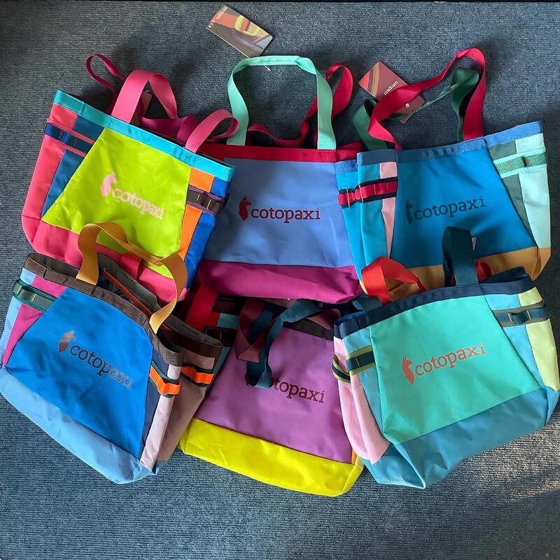 2025 New Cotopaxi Alpaca Large-Capacity Dopamine Tote Bag 30L Color-Blocking Trendy Shoulder Handbag