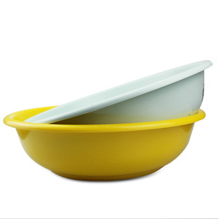 New Yellow Washbasin School Students Military Training Washbasin Dormitory Interior Thickened Green Washbasin Unit Plastic Washbasin