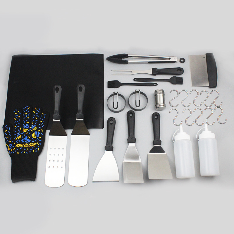 屋外ステンレスバーベキュー道具ホテルレストラン鉄板バーベキュー道具bbqバーベキュー器具セット|undefined
