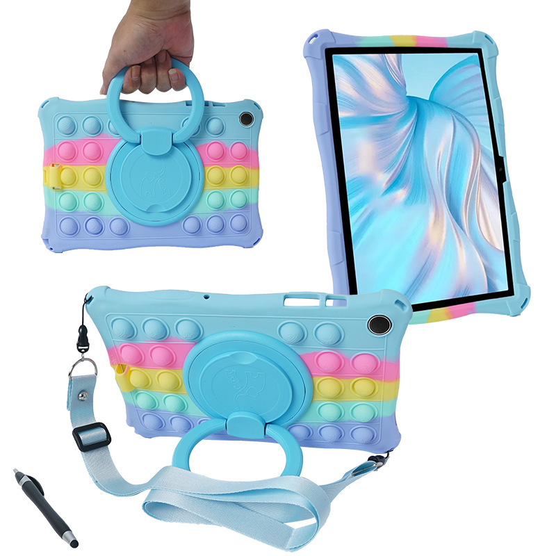 Funda Giratoria y Portátil para Tableta de Silicona para Samsung Galaxy Tab A9