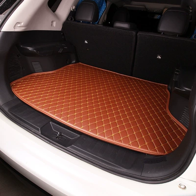 the Source Factory for Automotive Supplies, Trunk Mat - flat-edgequilted-embroidery-brown-cross-border-exclusive-supply-small-packages-shipped-quickly
