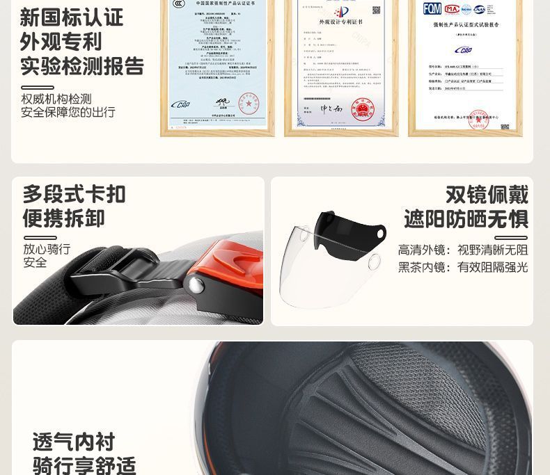2025 New Electric Vehicle Helmet 3C Certified