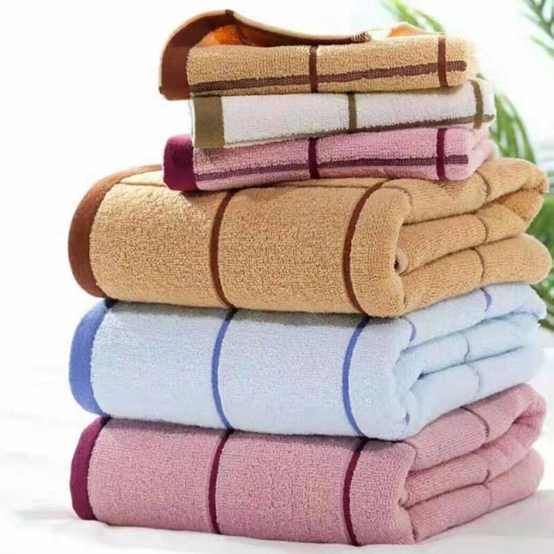Bath Towel Pure Cotton Thickened Towel Lint-Free, Absorbent and Soft Adult Children Student Bath Towel Couple Bathing Hotel Bath Towel Pure Cotton Thickened Towel Lint-Free, Absorbent and Soft Adult Children Student Bath Towel Couple Bathing Hotel