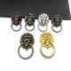 Vintage lion head handle Crafts gift box wine box cabinet door drawer beast head new Chinese style handle
