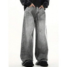 U 76096 Vintage Washed Wide Leg Jeans ����ˮϴֱͲ���ȿ�