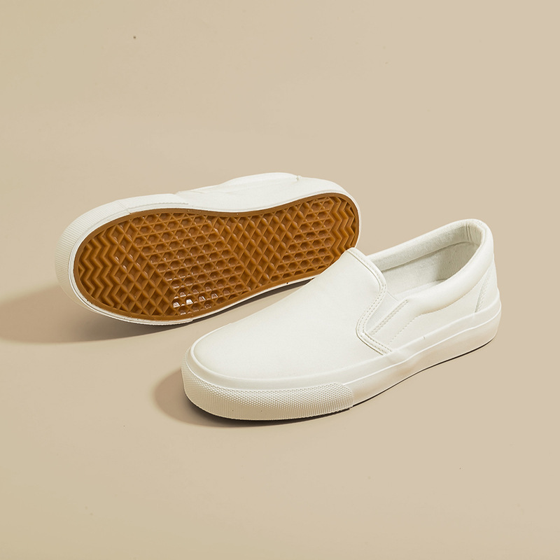 Zapatos de hombre de gran tamaño de comercio exterior transfronterizos de verano transpirables zapatos de plancha deportivos casuales zapatos blancos de cuero
