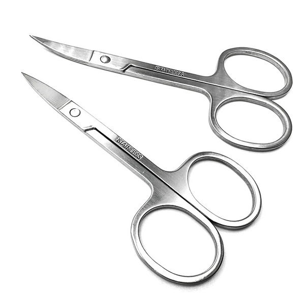 Stainless Steel Mirror Beauty Makeup Slicing Eyebrows Cut Nose Mao…