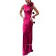 2025 Europe and the United States cross-border foreign trade Amazon independent station women's slim dress fishtail dress flower dress