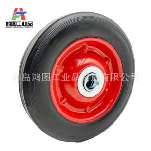 6inch Rubber Powder Wheel 6X1.5 Rubber Solid Wheel Trolley Wheel Generator Equipment Caster 6inch Solid Tire