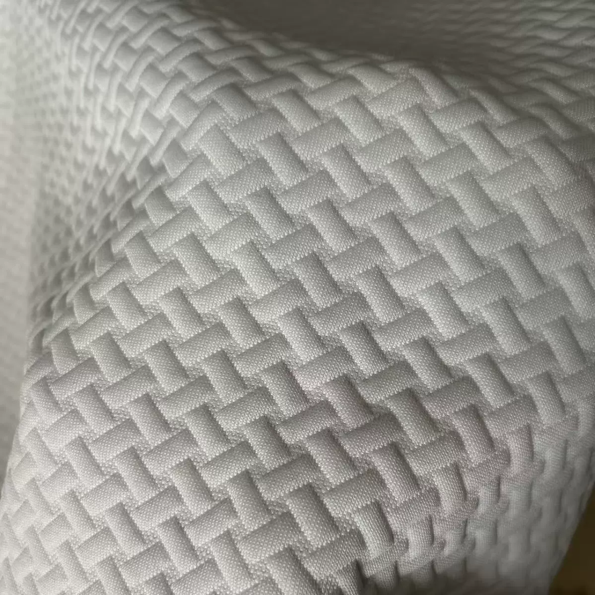 空气层面料空气棉夹棉布料席梦思床垫300g针织人棉沙发抱枕套提花