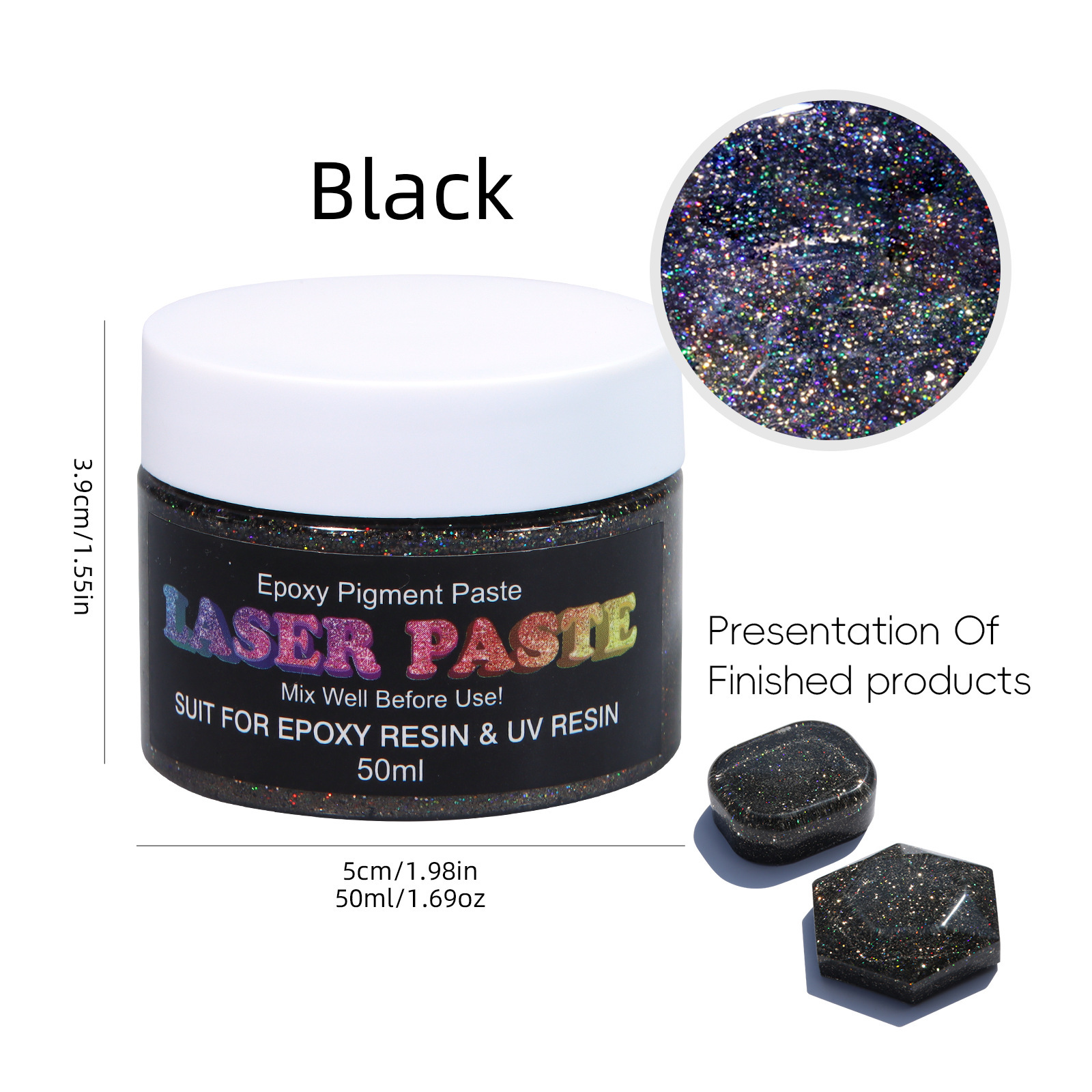 레이저 컬러 페이스트-블랙