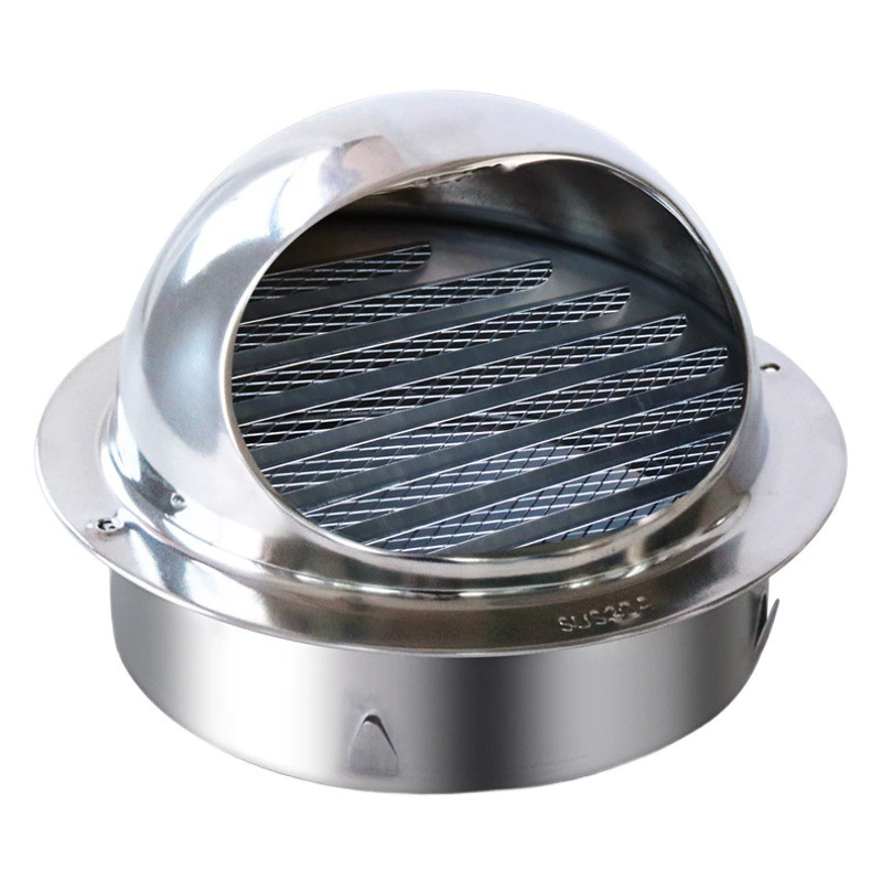 Капюшон из нержавеющей стали 304 дождевик вентиляция вытяжной капюшон вытяжная труба внешняя стена 201 воздуховыпускное отверстие