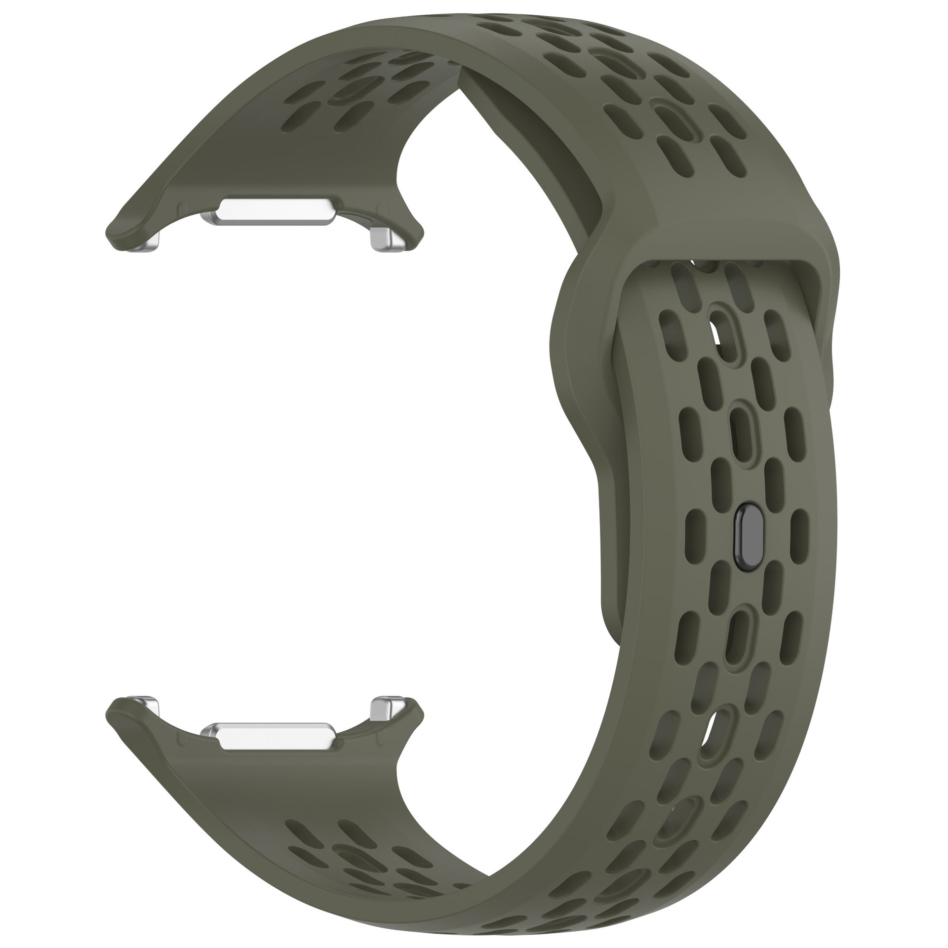 Suitable for the 47mm perforated sports breathable silicone replaceable watch strap of Samsung Galaxy watch7 ultra undefined
