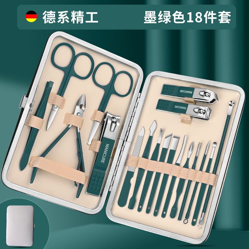Fábrica venta directa de pinzas de manicura pegatina herramientas de manicura tijeras de uñas set de manicura
