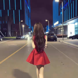 法式气质红色连衣裙女夏季修身收腰蓬蓬贝微微裙子千金风无袖短裙