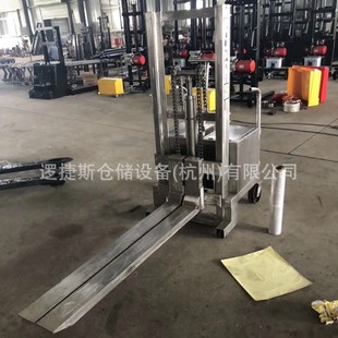 Non-standard 304 stainless steel semi-electric counterweight stacker hydraulic lifting forklift pallet handling stacking forklift